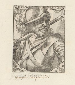 Portret van Georg von Frundsberg door Anonymous