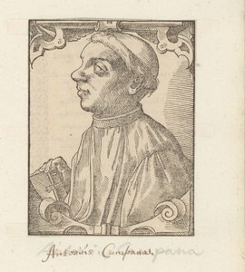 Portret van Giovanni Antonio Campani door Anonymous