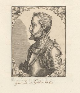 Portret van Hendrik II, koning van Frankrijk door Anonymous