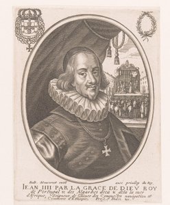 Portret van Johan IV van Portugal door Anonymous