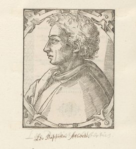 Portret van Leon Battista Alberti door Anonymous