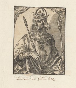 Portret van Lodewijk XII, koning van Frankrijk