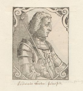 Portret van Ludovico Sforza