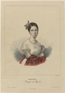 Portret van Marianne, prinses der Nederlanden door Anonymous