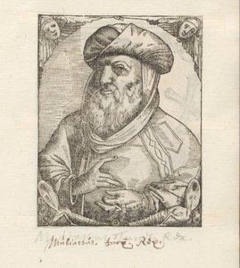 Portret van Mulay Hassan