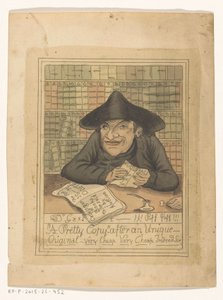 Portret van boekverzamelaar Isaac Gosset door Anonymous