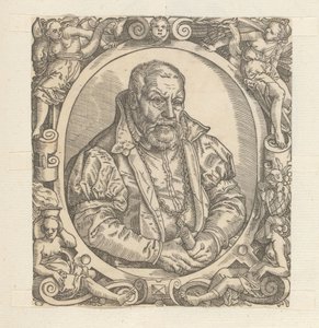 Portret van een onbekende man door Anonymous
