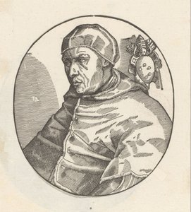 Portret van paus Leo X door Anonymous