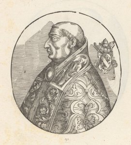 Portret van paus Paulus II door Anonymous
