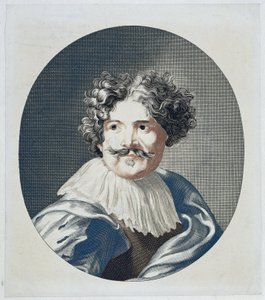 Portret van schilder Simon de Vos door Anonymous