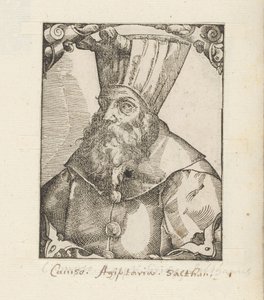 Portret van sultan Al-Ashraf Qansuh al-Ghawri
