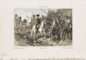 Prins Willem in de slag bij Fleurus, 1794