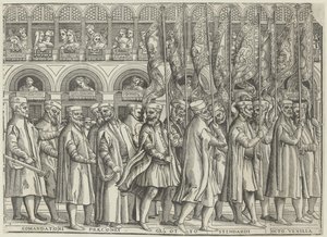 Processie van de doge van Venetië (achtste deel)