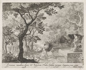 Pyramus en Thisbe door Anonymous