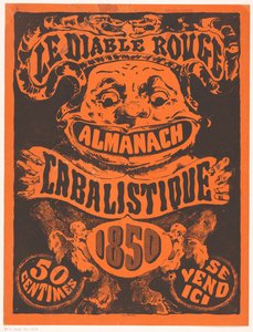 Reclamebiljet voor Le Diable Rouge door Anonymous