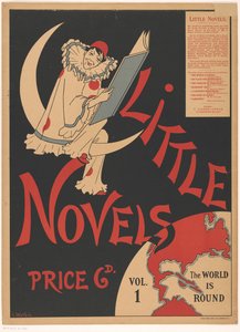 Reclamebiljet voor de serie Little Novels door Anonymous