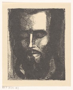Portret van een onbekende man door Anonymous