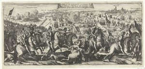 Ruitergevecht bij Arras, 1640 door Anonymous