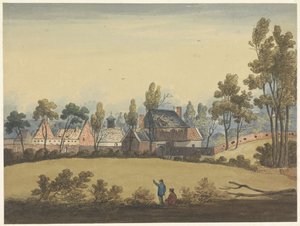 Ruïne van Hougoumont door Anonymous