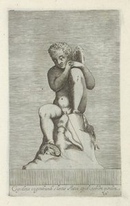 Sculptuur van Amor door Anonymous