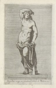 Sculptuur van Apollo