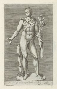 Sculptuur van Mercurius
