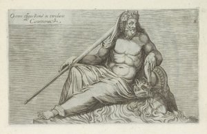 Sculptuur van Oceanus