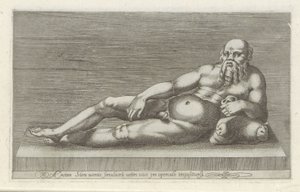 Sculptuur van Silenus