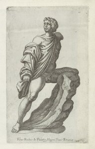 Sculptuur van een zoon van Niobe door Anonymous