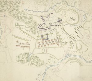 Slagordes bij de slag bij Fontenoy, 1745