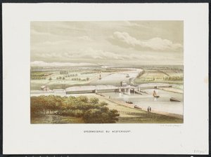 Spoorbrug bij Westervoort, 1846