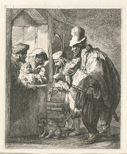 De wandelende muzikanten door Anonymous