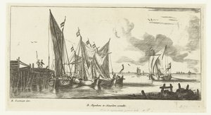 Tochtschuiten of Spaarndamse vissersboten door Anonymous