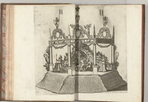 Toneel met de smidse van Vulcanus, 1594 door Anonymous