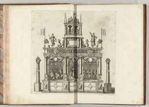 Toneel met keizer Karel V, 1594