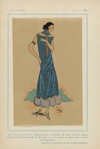 Très Parisien, 1923, No 11: 14. - LAQUE DE CHINE. - Charmante est cette toilette... door Anonymous