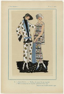 Très Parisien, 1923, No 5: 9.- SANS-SOUCI. 1. Tailleur de jersey... door Anonymous