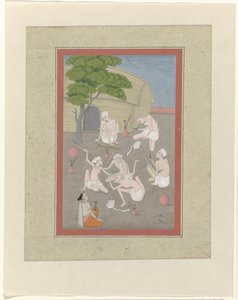 Vechtende yogi