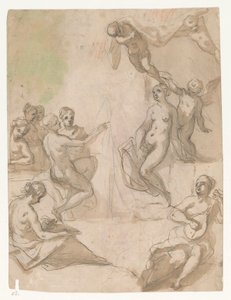 Venus laat haar portret schilderen