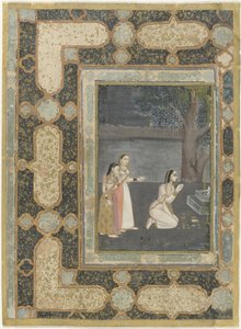 Vrouwen voor een linga-altaar (Bhairavi ragini)