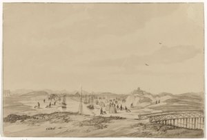 Zandafgraving in de duinen bij Den Haag, 1846 door Anonymous