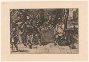 Zinneprent op de tirannie van Alva (incompleet), 1618 door Anonymous