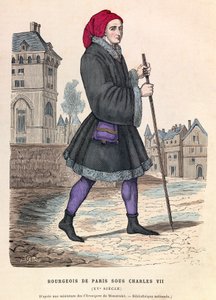Een bourgeois van Parijs onder het bewind van koning Karel VII