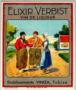 Advertentie voor likeur Elixir verbist (Chromolithografie)