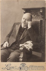 Anatoli Liadov - Portret van de componist Anatoly Konstantinovich Lyadov (1855-1914), anoniem door Anonymous Anonymous
