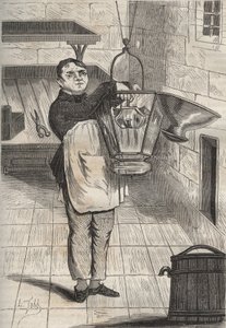 Anthelme Collet (1785-1840) bij de bagne de Rochefort. Gravure in 