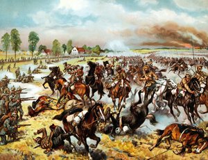 Slag bij Tannenberg (1914) - tussen het Duitse 8e leger en de Russische 1e en 2e legers door Anonymous Anonymous