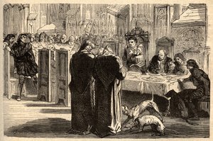 Bretagne - Lodewijk II van La Tremoille voor Lodewijk van Orleans (Lodewijk XII) door Anonymous Anonymous