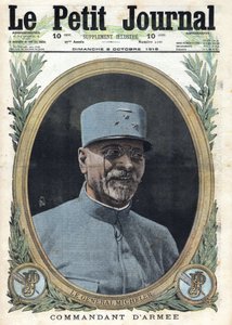 Eerste Wereldoorlog 1914-1918. Portret van generaal Joseph Alfred Micheler (1861-1931). In 