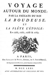 Frontispice van 1771 van het boek 